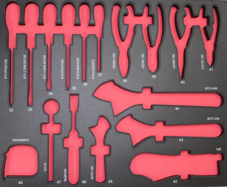 תבניות ספוג לכלי עבודה