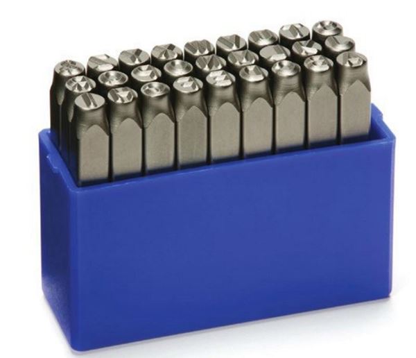 תמונה של סט אותיות (ENG) להטבעה 27 י"ח סיגנט