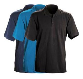 תמונה של חולצת פולו ש.קצר 100% כותנה - תכלת -XXL סיגנט