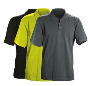 Picture of חולצת פולו דרייפיט ש.קצר - צהוב זוהר - S סיגנט
