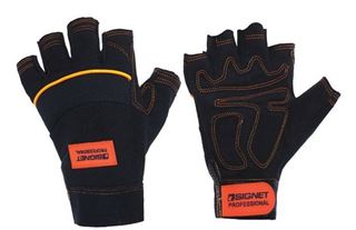 Picture of כפפות עבודה למכונאים, חצי אצבע L סיגנט