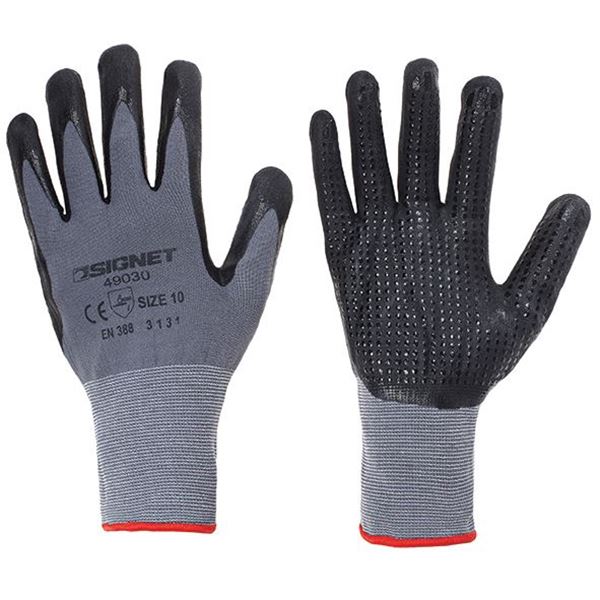 תמונה של כפפות עבודה PU ניטריל מוקצף סיגנט