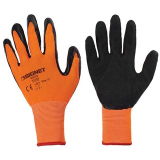 תמונה של כפפות עבודה לטקס מוקצף XL סיגנט