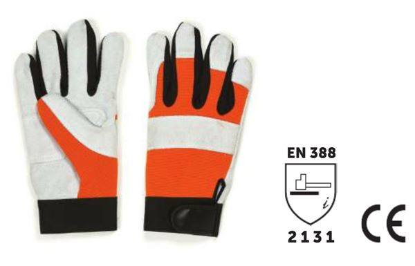 Picture of כפפת עור + סינטטי + מגנט  סיגנט