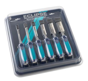 Picture of Eclipse 6 Piece Bevel Edge Wood Chisel Set (1/4", 3/8", 1/2", 3/4", 1", 1.1/4)"
