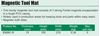 תמונה של מגנט לתפיסת כלים כח דחיפה 5 ק"ג אורך 150 מ"מ אקליפס