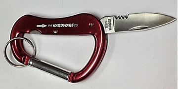 תמונה של קרבינה אלומיניום + סכין נעילה 