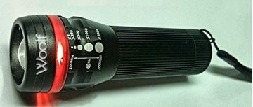 תמונה של פנס יד מקצועי CREE USA 3W עדשה טלסקופית 