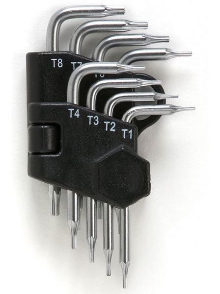 תמונה של סט מפתחות טורקס פלוס (5 פינות) T1-T8 סיגנט