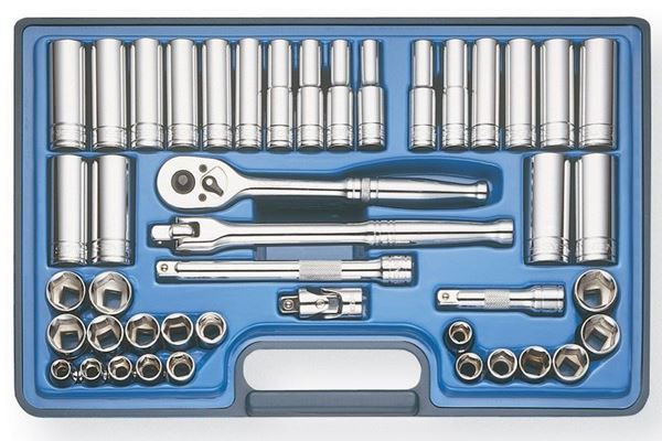 Picture of סט בוקסה "3/8 מ"מ + אינצ'י 44 י"ח סיגנט