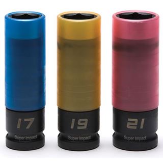 תמונה של בוקסה עמוקה כח שחור + חיזוק 1/2*19 מ"מ סיגנט