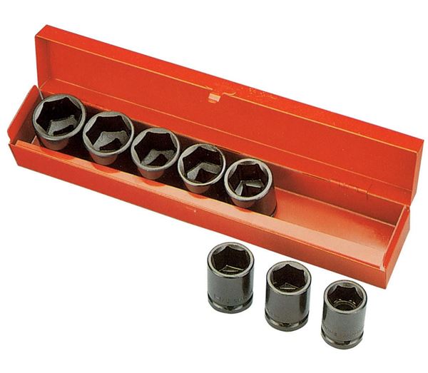 תמונה של סט בוקסה 1/2" כח שחור "1-"1.1/2 8 י"ח סיגנט