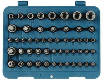 תמונה של סט בוקסות וביטים טורקס "1/2+"3/8+"1/4 52 י"ח סיגנט