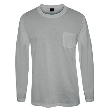 Picture of חולצת T אפור שרוול ארוך + כיס סיגנט