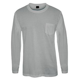 תמונה של חולצת T אפור שרוול ארוך + כיס XXL סיגנט
