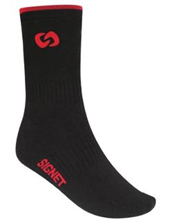 תמונה של גרבי עבודה מנדף זיעה שחור מידה  43-46 סיגנט