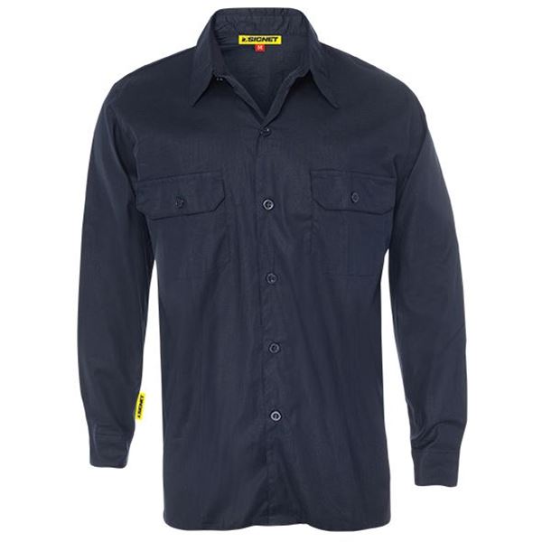 תמונה של חולצת עבודה כחול סיגנט