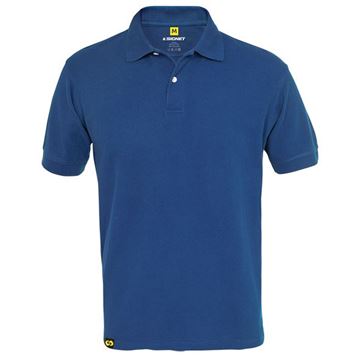 Picture of חולצת פולו + כיס כחול סיגנט