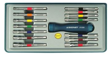 תמונה של סט מברג רצט + בוקסה ממ + אינץ סיגנט