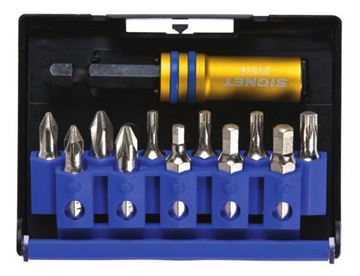 תמונה של סט ביטים 12 יחידות + ציפוי יהלום סיגנט