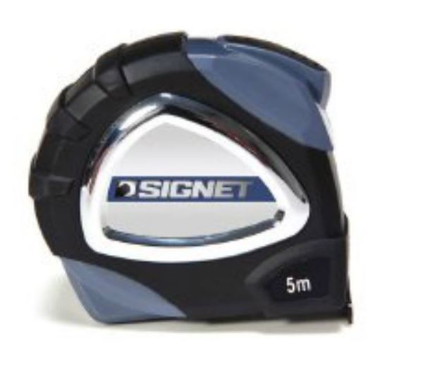 Picture of רולטקה/מטר 5 מ' -רוחב 25 מ"מ מגנטי עם נעילה(הדפסה דו צדדית) סיגנט