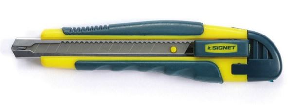 תמונה של סכין פלסטי + גומי להב צר סיגנט