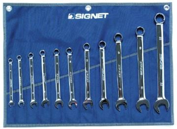 תמונה של סט מפתחות רינג פתוח 3/8"-1" 11 יחידות סיגנט