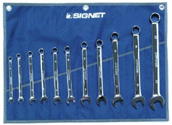Picture of סט מפתחות רינג פתוח 3/8"-1" 11 יחידות סיגנט