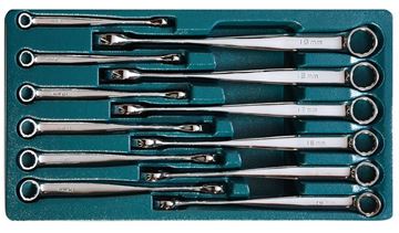 תמונה של סט מפתחות רינג פתוח מסובב 8-19 מ"מ 12 יחידות סיגנט