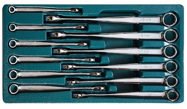 תמונה של סט מפתחות רינג פתוח מסובב 8-19 מ"מ 12 יחידות סיגנט