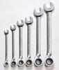 תמונה של סט מפתחות רינג פתוח רצ'ט + ווסת 8-19 מ"מ 6 יחידות סיגנט