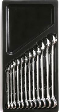 תמונה של סט מפתחות רינג פתוח רצ'ט 8-19 מ"מ 12 יחידות סיגנט