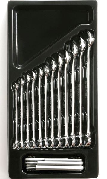 תמונה של סט מפתחות רינג פתוח 8-19 מ"מ + סט אלן אולר 2.5-10 מ"מ סיגנט