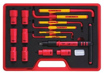 תמונה של סט בוקסות + מפתחות אלן 15 יחידות. VDE סיגנט
