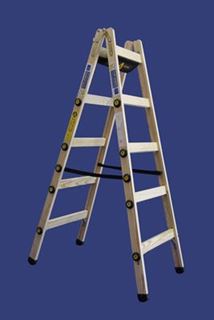Picture of סולם עץ רב מיקצועי 6 שלבים גובה 1.90 מ' סולמות חגית
