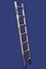 תמונה של סולם אלומיניום יחיד שלבים רחבים עומק 64 מ"מ,5-20 שלבים סולמות חגית