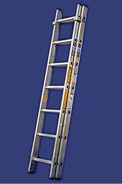 Picture of סולם אלומיניום שחיל נשען מתארך 2 חלקים , 7-17 שלבים סולמות חגית