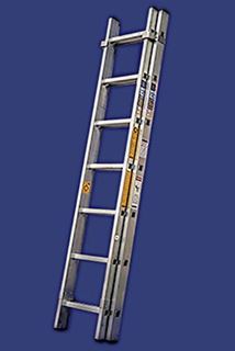 Picture of סולם אלומיניום שחיל 12 שלבים גובה כל חלק 3.60 מ' גובה מקסימלית 6.30 מ' סולמות חגית