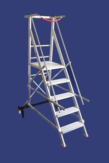 Picture of סולם תחזוקה קבוע גובה משטח 1.25 מ' גובה כללי 2.15 מ' אורך המיפתח 1.63 מ' סולמות חגית
