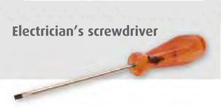 Picture of מברג מיני/שען שטוח אנטי נפיץ 6.5 מ"מ, אורך - 300 מ"מ דונגס