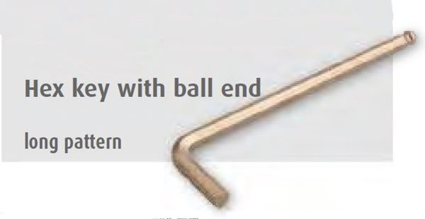 תמונה של מפתח אלן כדורי מוגן פיצוץ דונגס