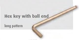 תמונה של מפתח אלן כדורי 12 מ"מ מוגן פיצוץ דונגס