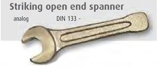 Picture of מפתח פתוח דפיקה אנטי נפיץ 14 מ"מ, אורך - 180 מ"מ דונגס