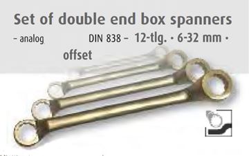 Picture of סט מפתחות רינג/רינג אנטי נפיץ (מ"מ) 12 י"ח דונגס