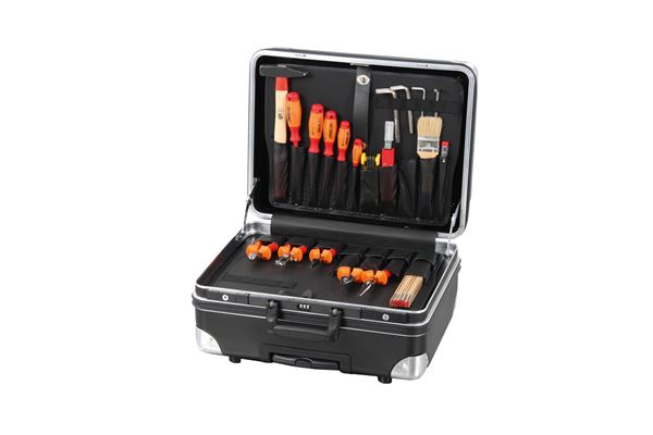 תמונה של מזוודה לטיסה טרולי / דיילים 470X220X360 מ"מ חסינת שברים הפקו&בקר  