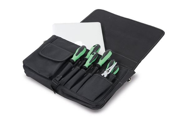 תמונה של תיק לכלים וללפטופ לטכנאי 390X300X100 מ"מ הפקו&בקר 