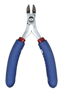 תמונה של קטר אובלי עגלגל מחודד ארגונומי 0.15-1.4 מ"מ שטוח FLUSH אנטיסטטי ESD ידית ארוכה טרונקס 