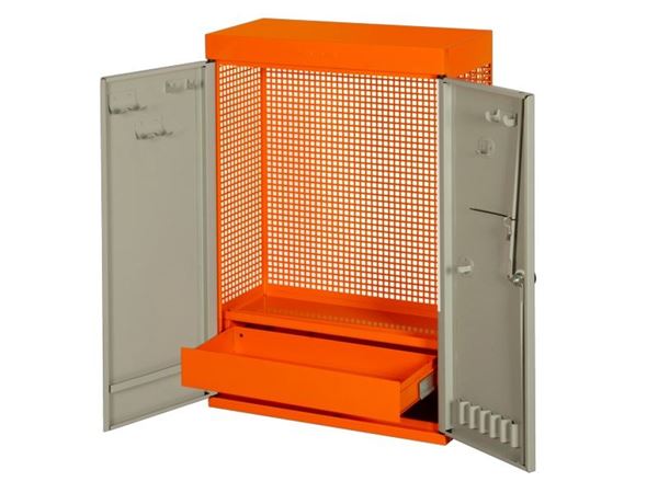 תמונה של ארון קיר עם 2 דלתות לתלייה ואיחסון כלי עבודה באקו