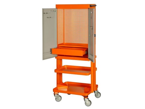 תמונה של ארון/עגלת כלים 2 דלתות לכלי עבודה על גלגלים באקו