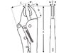 Picture of UNIV.LOCKING CURVED PLIER